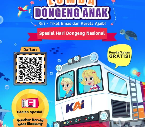 KAI Daop 1 Jakarta Gelar Lomba Dongeng Anak, Spesial Hari Dongeng Nasional