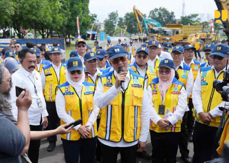 Kementerian PU Gelar Apel Serentak Kesiapsiagaan Nasional Hadapi Musim Penghujan, Tiga Pilar Ditekankan