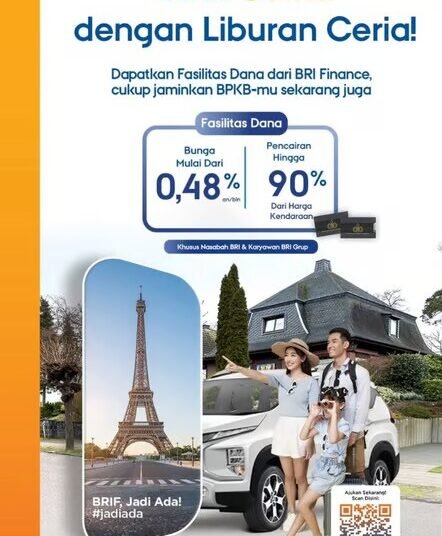 Rencanakan Liburan Akhir Tahun dengan Tenang, BRI Finance Hadirkan Solusi Pendanaan Fleksibel