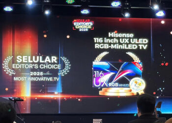 Hisense 116-inch UX ULED RGB-MiniLED TV Raih Penghargaan “Most Innovative TV”