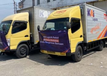 KAI Logistik Distribusikan 3 Ton Bantuan Kemanusiaan ke Wilayah Terdampak Bencana Sumatra
