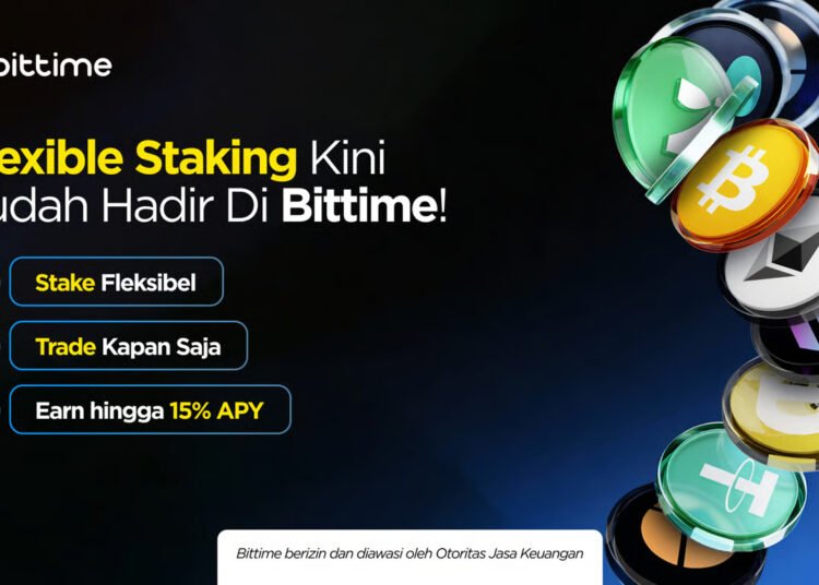 Bittime Fleksibel Staking, Maksimalkan Potensi Pertumbuhan Aset Kripto Para Trader