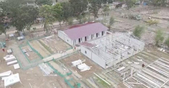 PU Percepat Pembangunan Huntara di Aceh Tamiang, Progres 75%