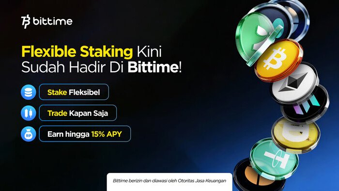 Maksimalkan Potensi Pertumbuhan Aset Kripto dengan Bittime Fleksibel Staking