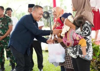 Di Tengah Bencana, Holding Perkebunan Nusantara melalui PalmCo Tetap Jalankan Program Pencegahan Stunting