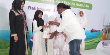 Rayakan HUT, Pertamina Salurkan Santunan