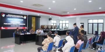 Polisi Amankan 2 Pencuri di Anjungan PHM