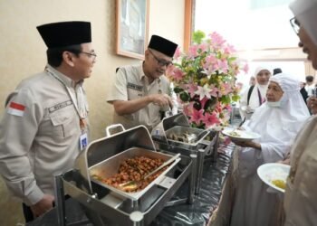 Menhaj Cek Fasilitas Embarkasi Balikpapan