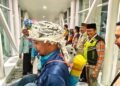 Bandara SAMS Sambut Kepulangan Haji Kaltim