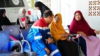 Pertamina Berbagi Bersama Panti Jompo