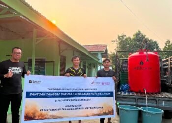 Pertamina Bantu Warga Terdampak Karhutla