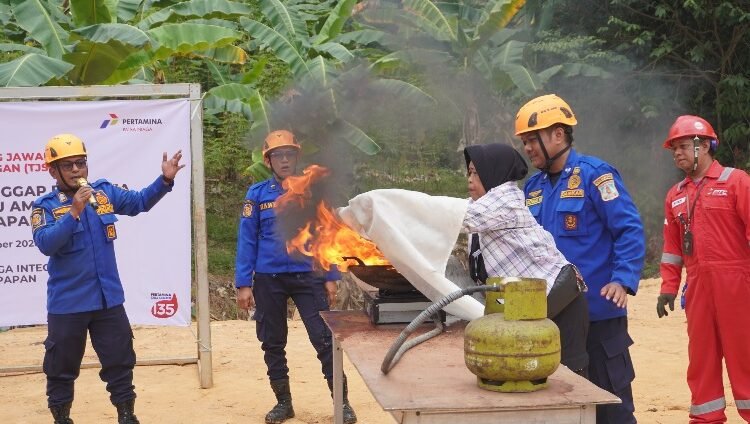 Pertamina Perkenalkan Risiko Kebakaran