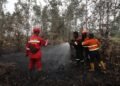 BNPB Uji Coba Pembendung Karhutla