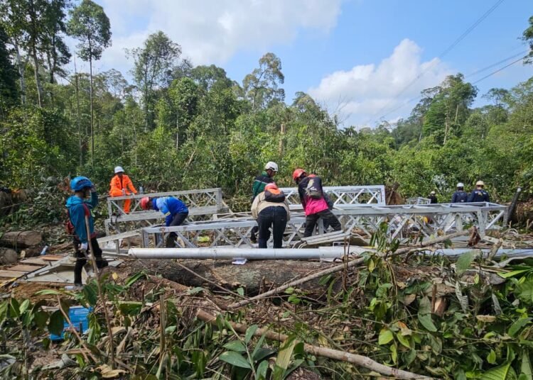 2 Tower Roboh, Listrik Berau Terganggu